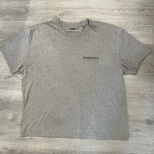 Fear of God Essentials Heather Gray T-Shirt Sz XL basic